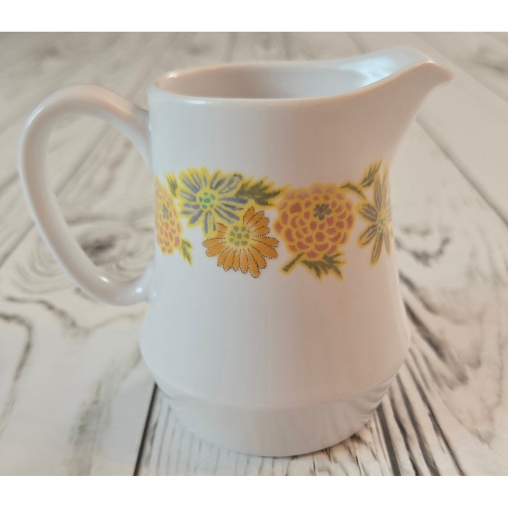 Vintage Noritake Japan Progression Sunny Side Creamer‎ Milk Pitcher Small